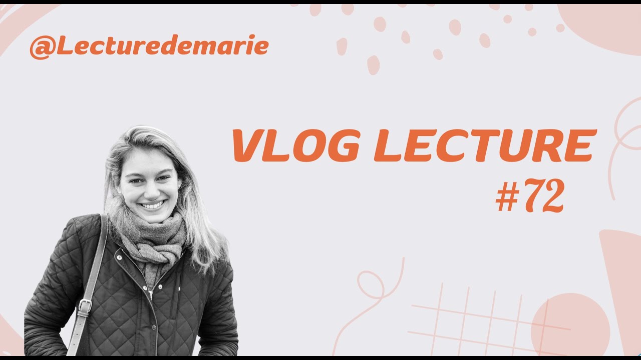 Vlog Lecture #72 - Update lecture / Achats