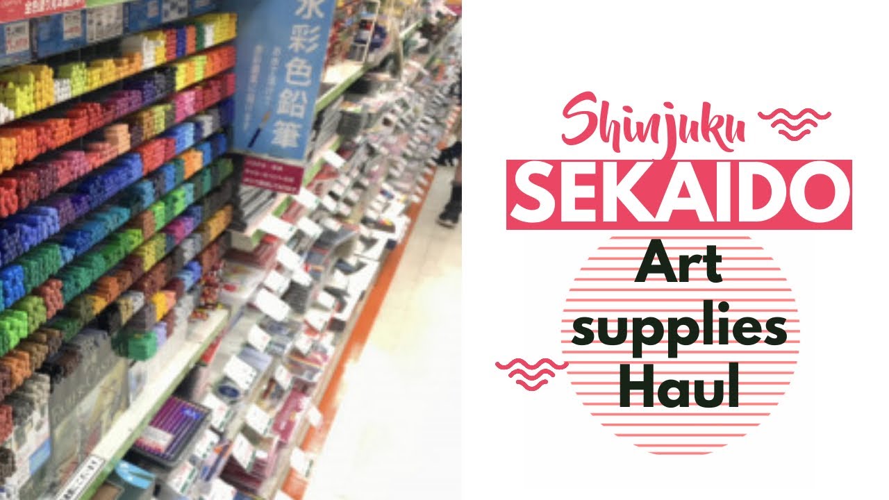 TOKYO ART SUPPLY HAUL (SEKAIDO)/ BUYING ART SUPPLIES