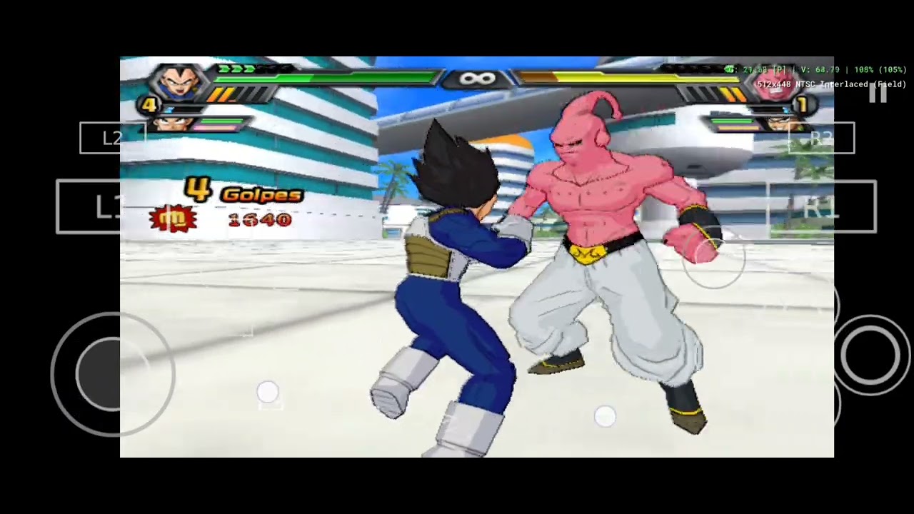 Aether Sx2 dragón ball z budokai tankaichi 4, Goku y Vegeta fusión...