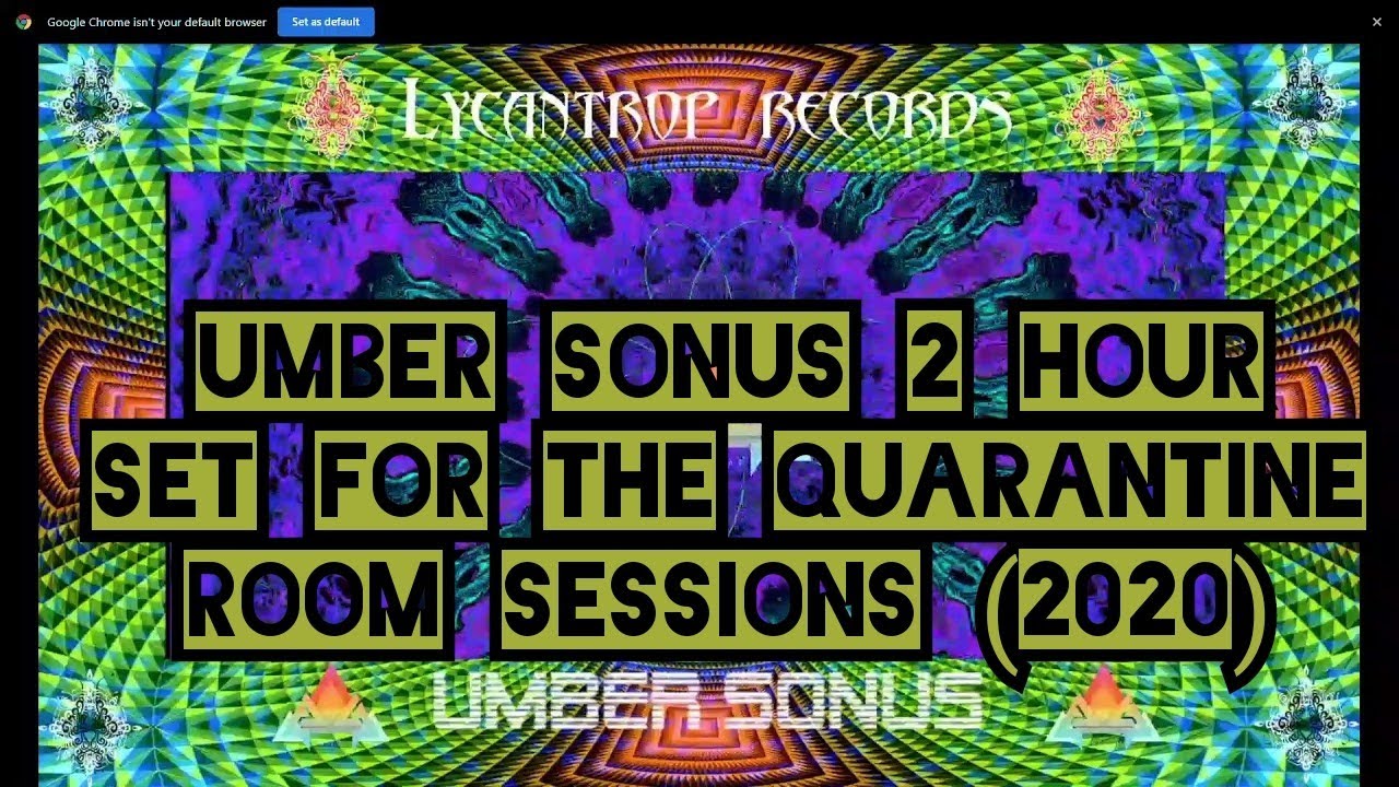 UMBER SONUS (PatGap): 2 hour Live set for the Quarantine Room Sessions (2020)