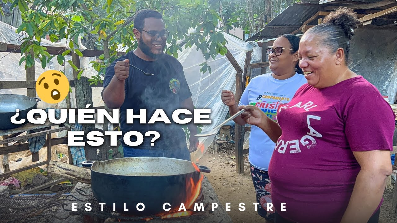 “Esto Suena Loco 😳🔥 Guandules con Dulce en Fogón Campestre”