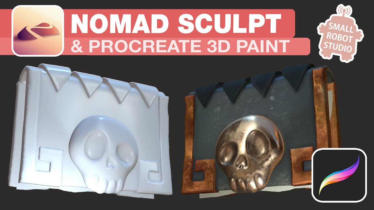 Руководство для начинающих по 3D-текстурированию [Nomad Sculpt to Procreate]