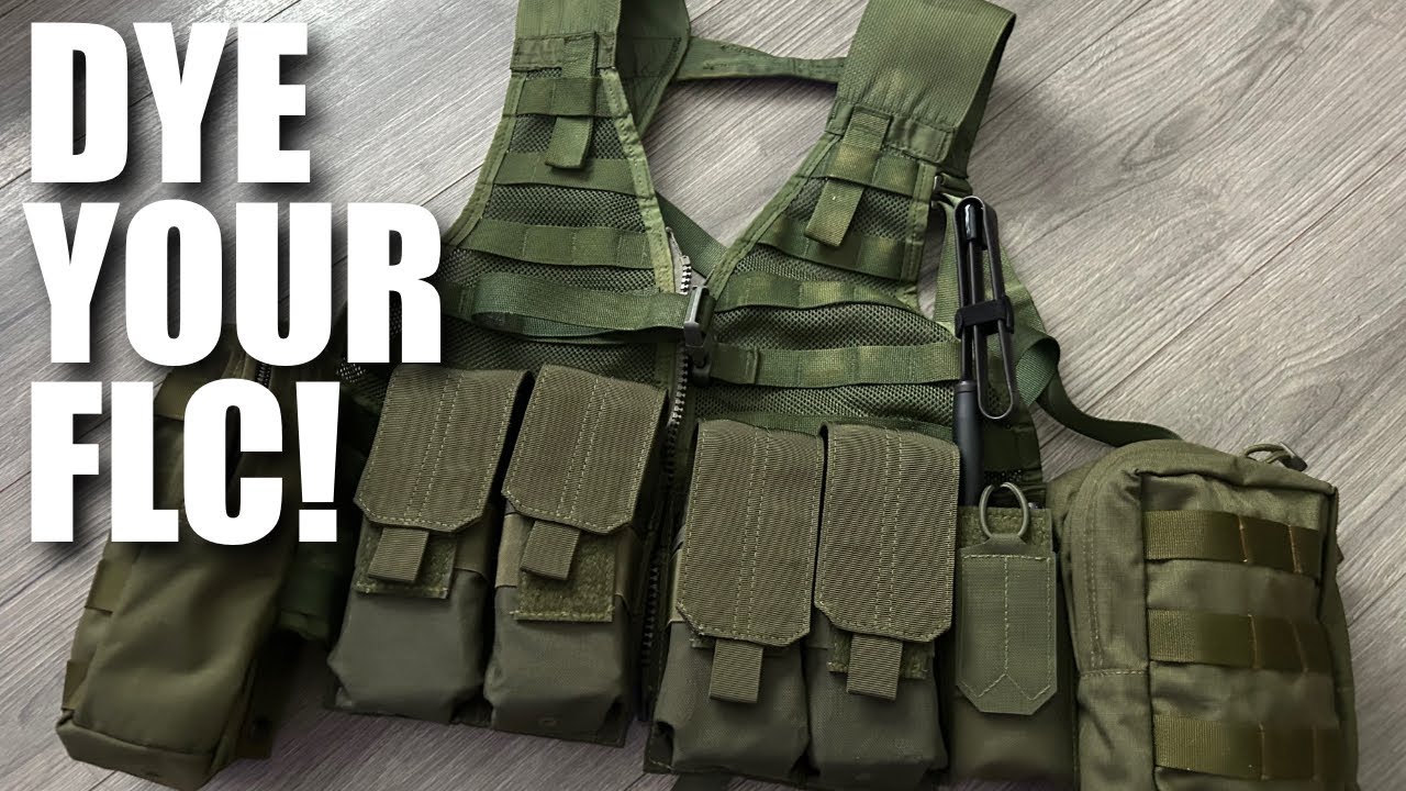 How To Dye Military Surplus FLC Vest - Cheap & Easy!