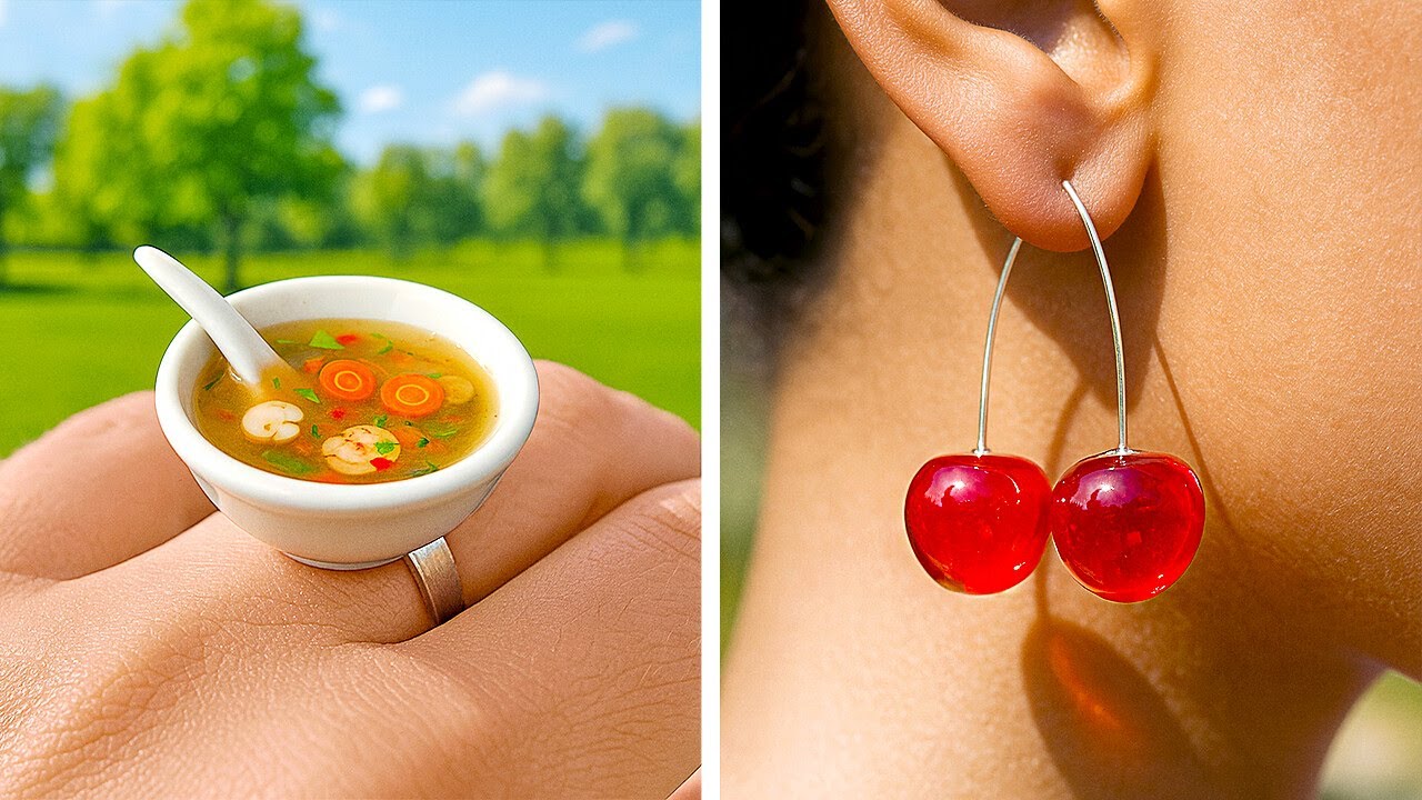 ASLI ATAU TIDAK? 🍒 Trik Perhiasan DIY Seru & Ide Kerajinan Trendi 💍🎨
