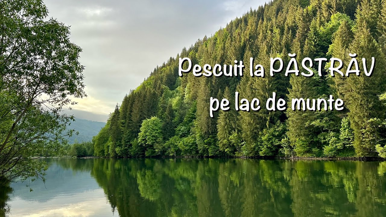 Pescuit la PĂSTRĂV pe lac de munte