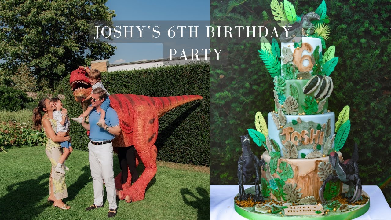 Joshy's 6th Dinosaur Birthday Vlog