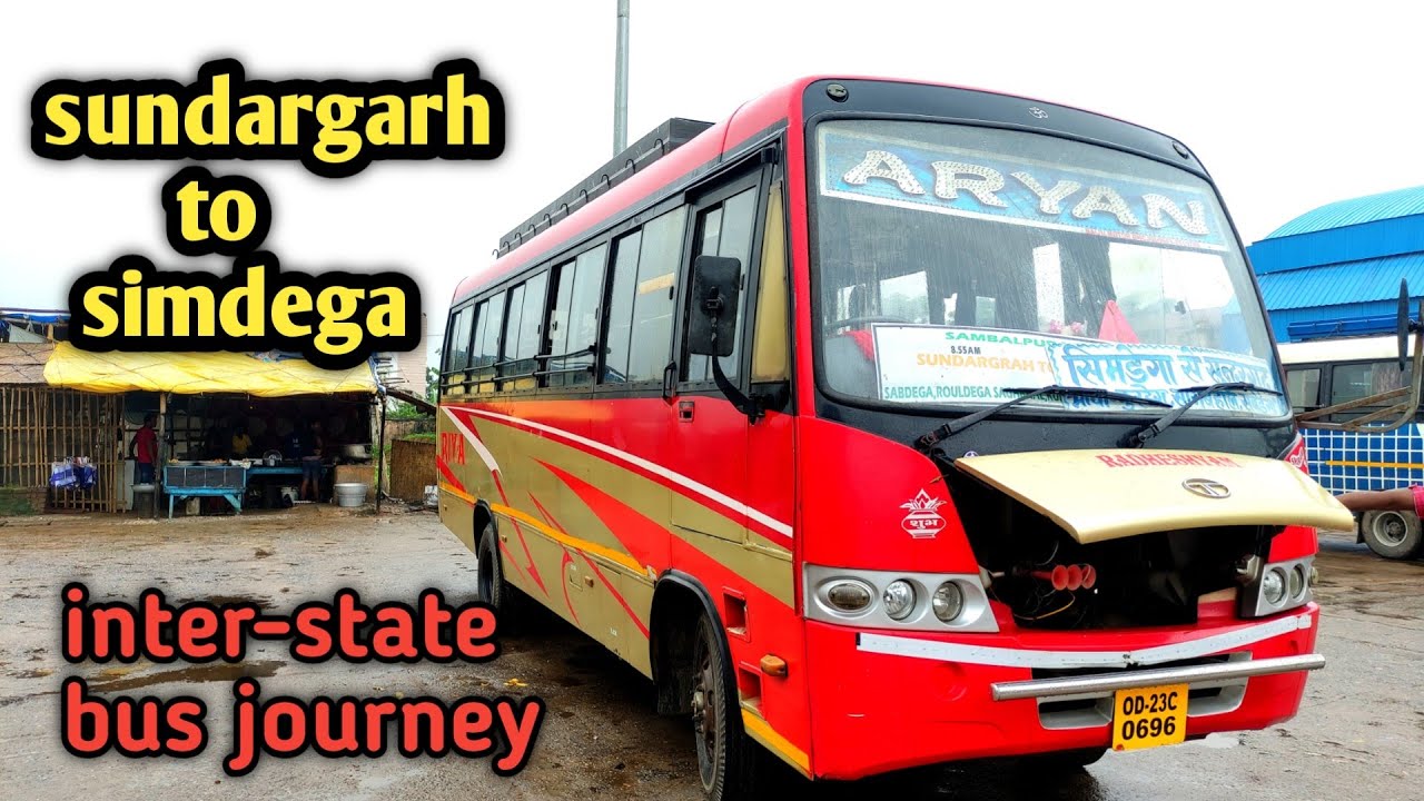 sundargarh to simdega interstate bus journey... #mraktofficial