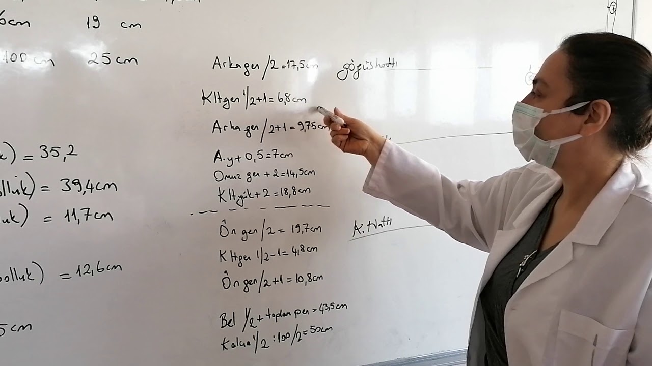 Pensli Temel Beden (40 beden) ÖN VE ARKA ÇALIŞMASI