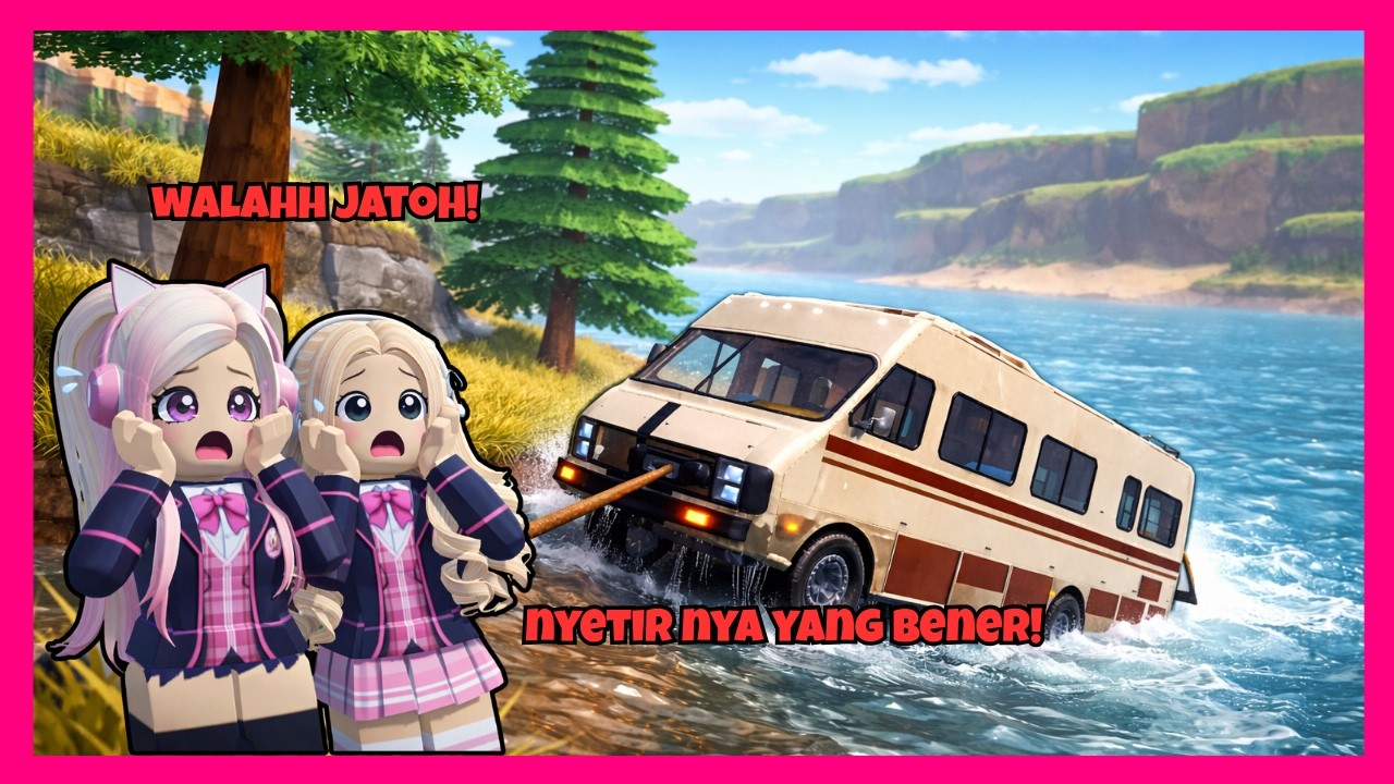 KOCAK BANGET! Road Trip Camper Van ke Pegunungan! Tapi Jalannya JELEK dan Penuh TANTANGAN?!🚗😱