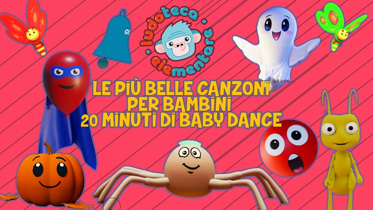 Le pi&ugrave; belle canzoni per bambini di Ludoteca Elementare: 20 minuti di baby dance #canzoniperbambini