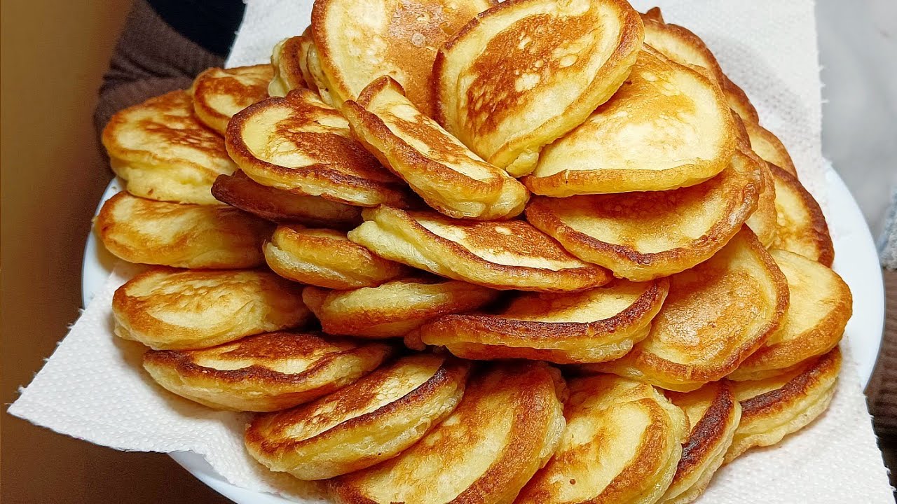 Оладки З ЯБЛУКАМИ🍏 На кефірі ЗА 5 ХВИЛИН!!!