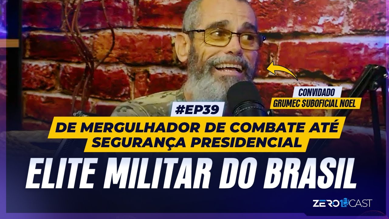Mergulhador de COMBATE da Marinha: A guerra na água | SO Grumec X NOEL | Zero1Cast #039