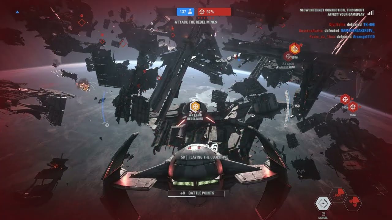 Starfighter Assault Gameplay - Endor (Empire) Star Wars Battlefront II