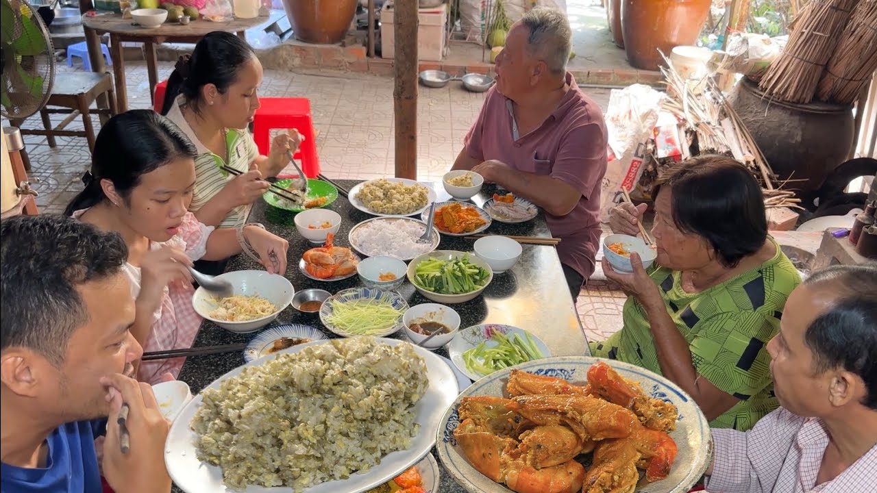 Cơm Nếp Đậu Xanh Dẻo Thơm Ăn Cùng Tôm Kho Ngon Khó Quên | MienTayVT