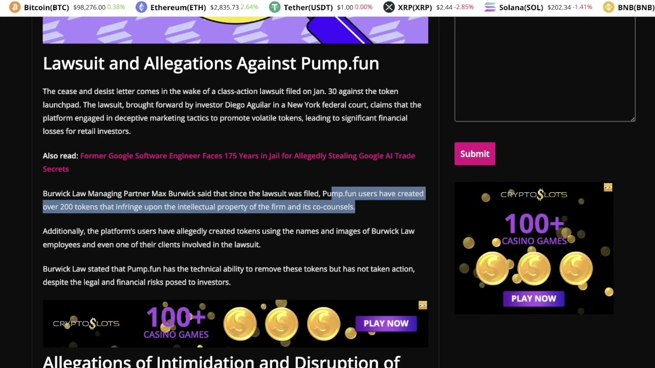 🔥 Solana Memecoin Platform SHUTDOWN?! Cease & Desist Explained