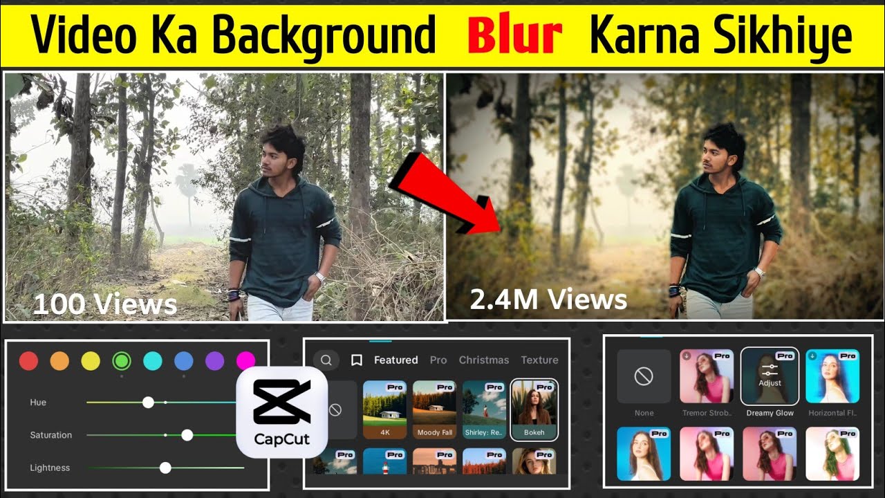 मोबाईल से DSLR जैसा विडियो बनाना सिखीए 📸| Capcut से Professional Editing करना सीखें अपने मोबाइल से🔥