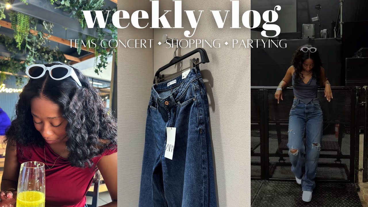VLOG | tems concert, shopping, running, partying 🤍