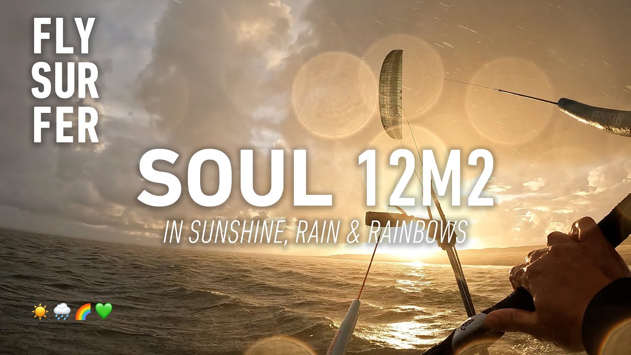FLYSURFER SOUL 12M2 & SONIC 11M2 | Rainy beautiful SUNRISE (no music, just 2 kite addicts) | S08E06