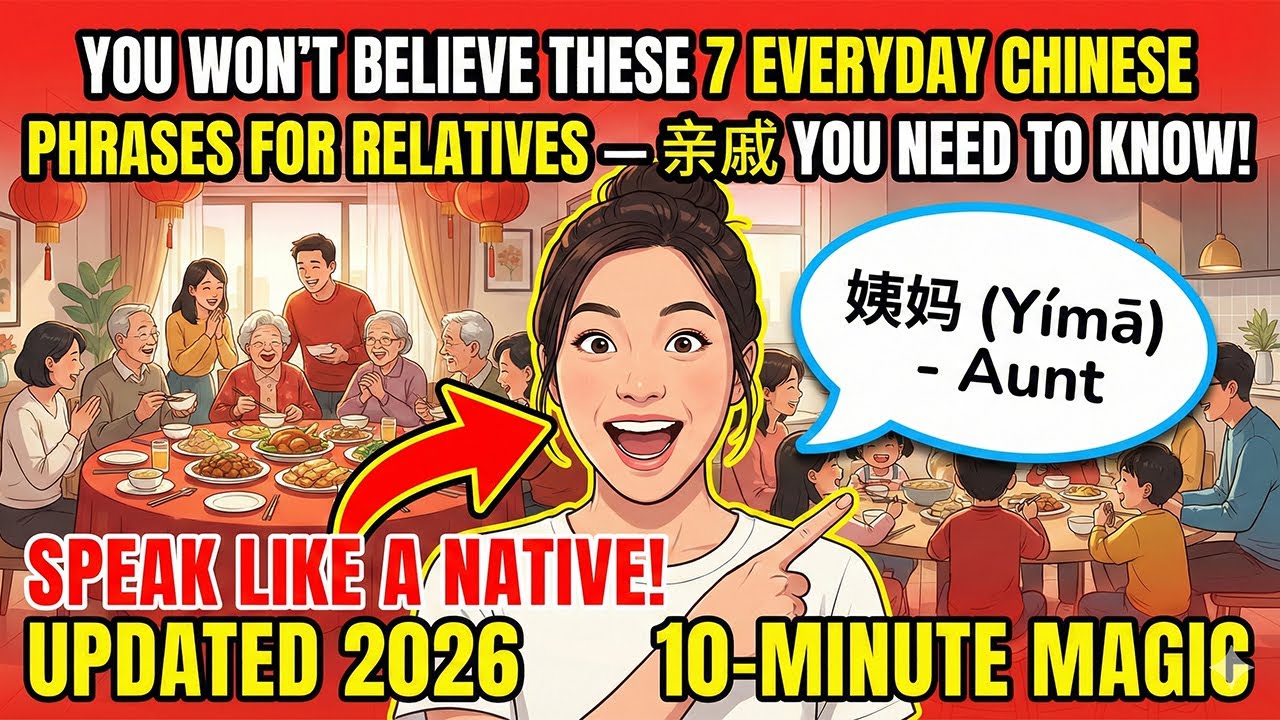 You Won’t Believe These 7 Everyday Chinese Phrases for Relatives — 亲戚 You Need to Know