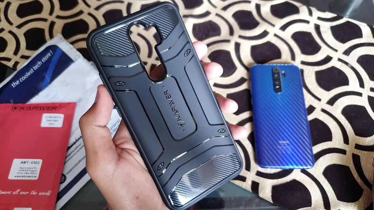 Redmi Note 8 Pro KAPAVER Rugged Armor Case - Unboxing