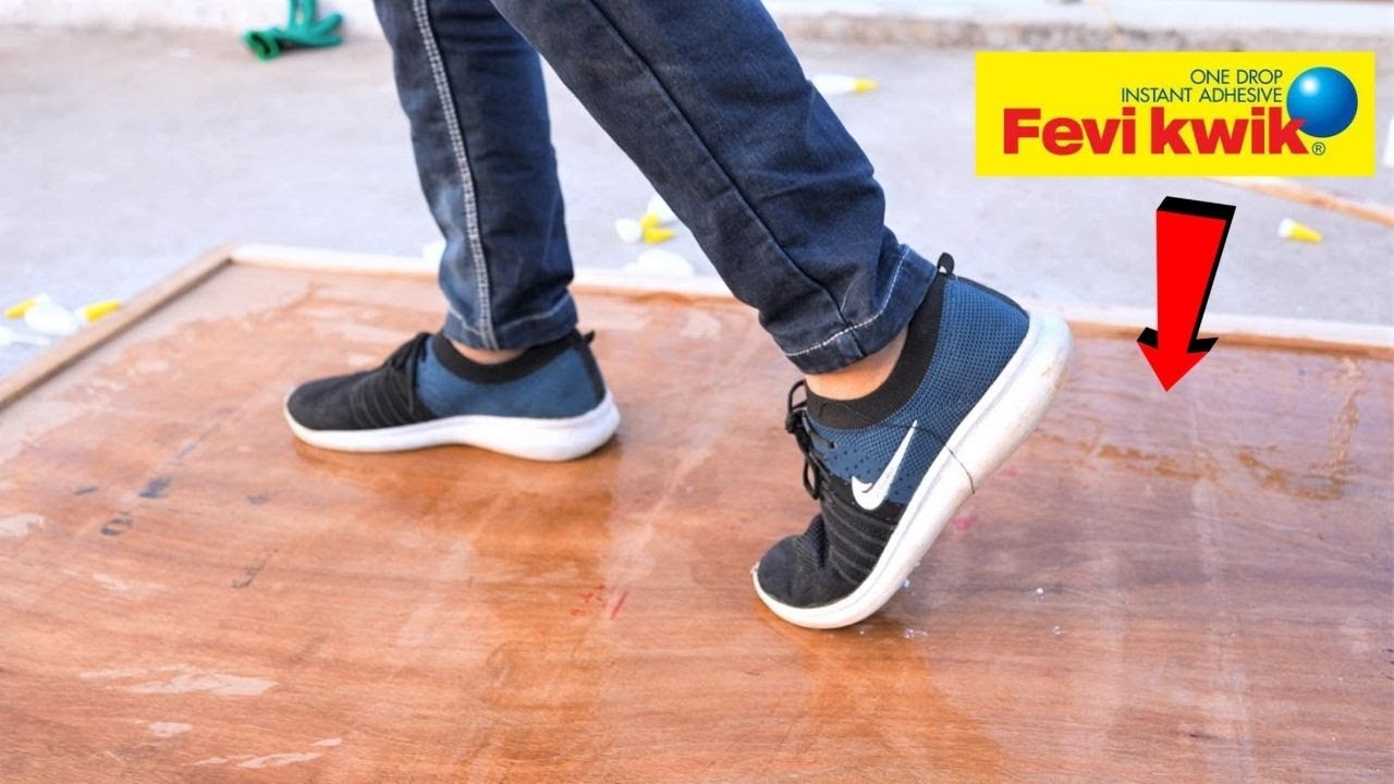 Walking On Superglue | अब क्या होगा? Experiment Gone Crazy