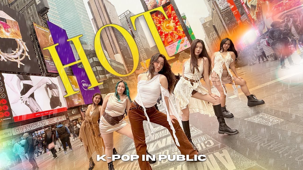[KPOP IN PUBLIC NYC - ONE TAKE] LE SSERAFIM (르세라핌) 'HOT'  | Full Dance Cover