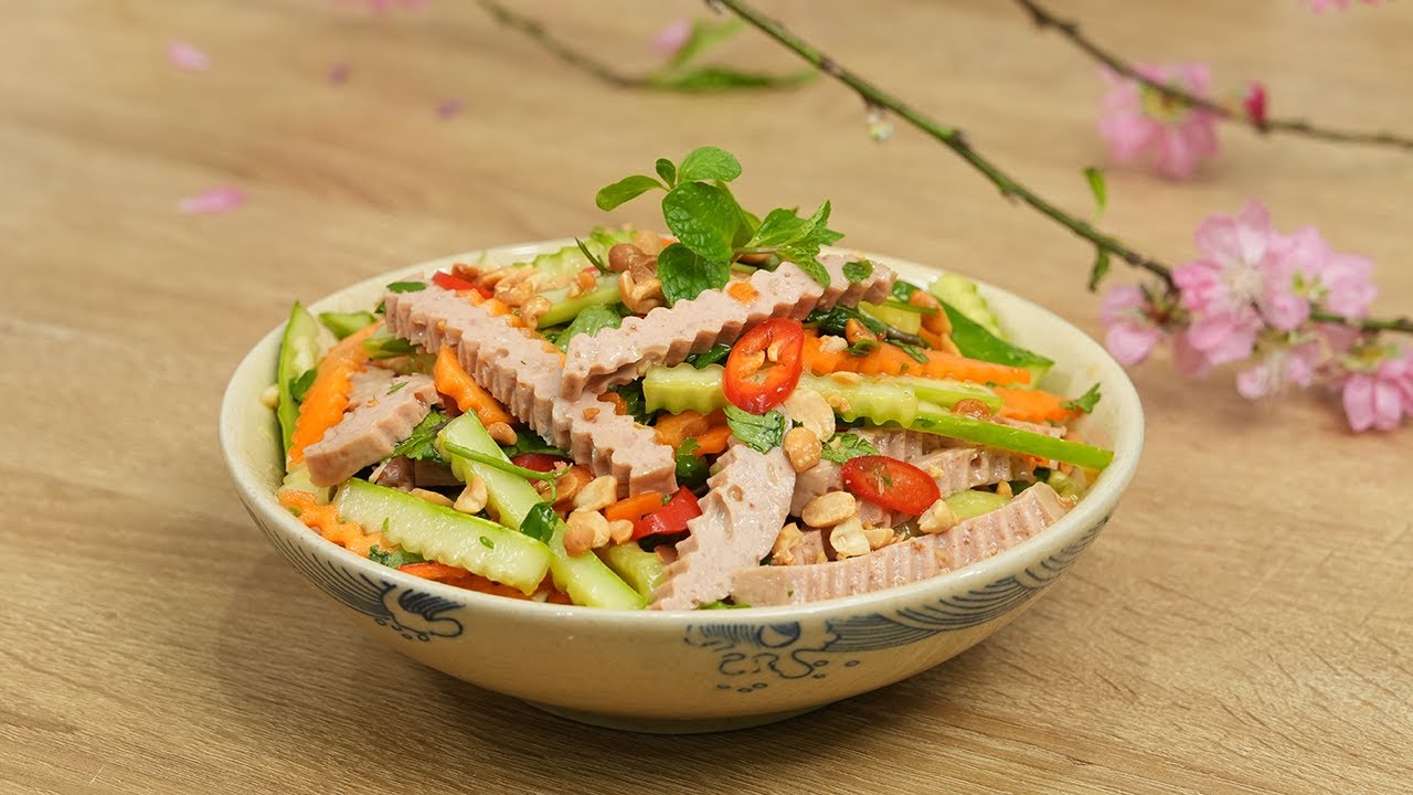 Cách Làm Nộm Giò Với Sốt Chua Ngọt Chuẩn Vị ! Món Ngon Chống Ngán Ngày Tết!