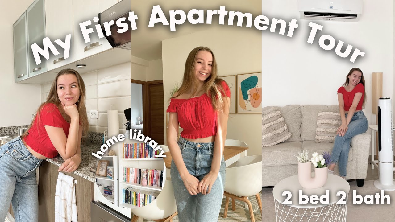 my first apartment tour ♡ moving into my first apartment at 21