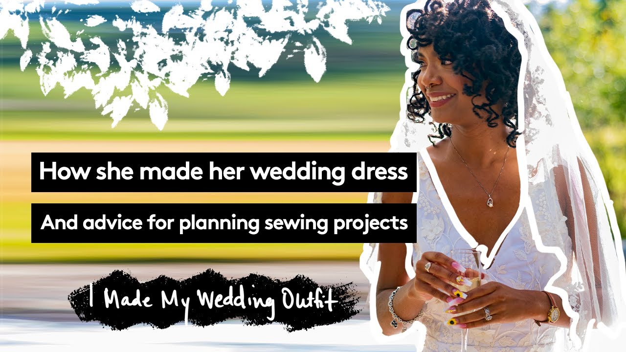 Making a Wedding Dress (HOW TO MAKE TIME FOR SEWING) | I Made My Wedding Outfit