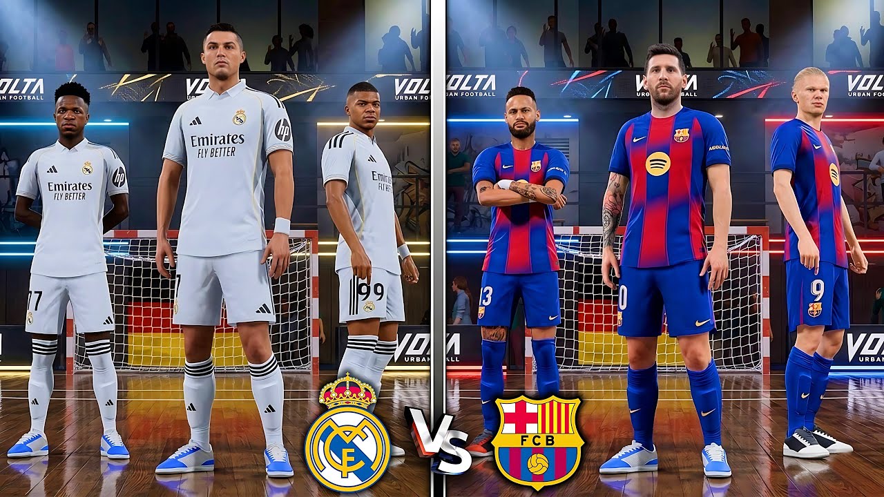 FIFA VOLTA 26 - RONALDO, MESSI, MBAPPE, NEYMAR, HAALAND ALL STARS | REAL MDRID vs BARCELONA - FINAL