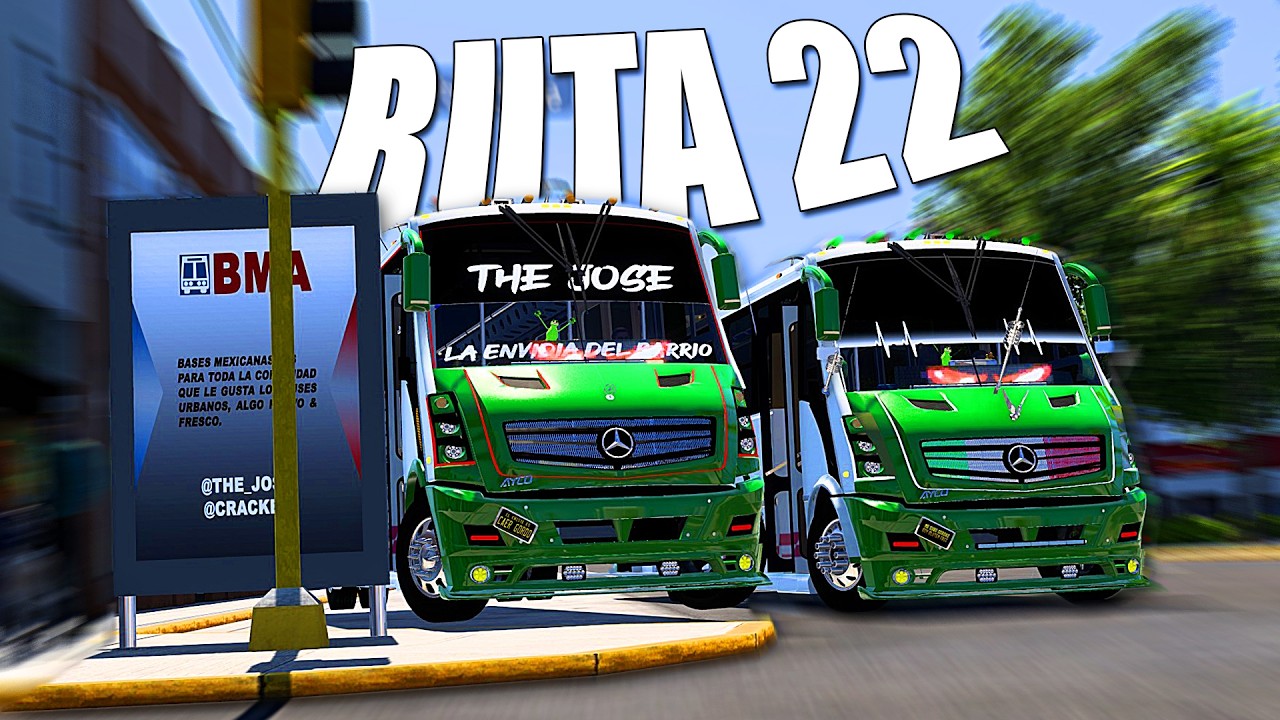 ¡La Carrera de Buses Épica en el Barrio de la RUTA 22!