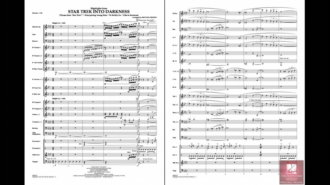 Highlights from Star Trek Into Darkness by Giacchino/arr. Brown