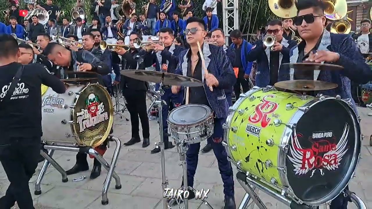 BANDA LA TRAKATERA Y LA PURO SANTA ROSA 🔥🌹 LA SOMBRA/ QUE SIGA LA PACHANGA/SOMOS ARRIBEÑOS 