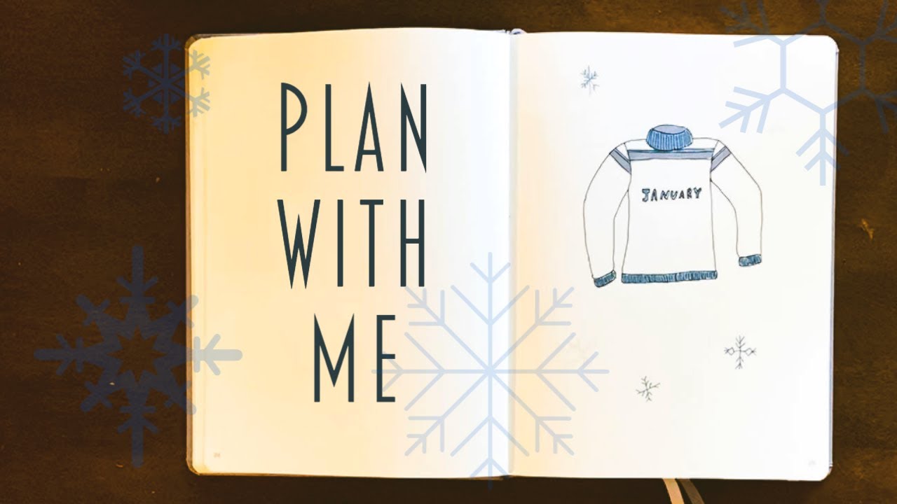 Plan With Me | Minimal 2021 Setup | January Bullet Journal Spread