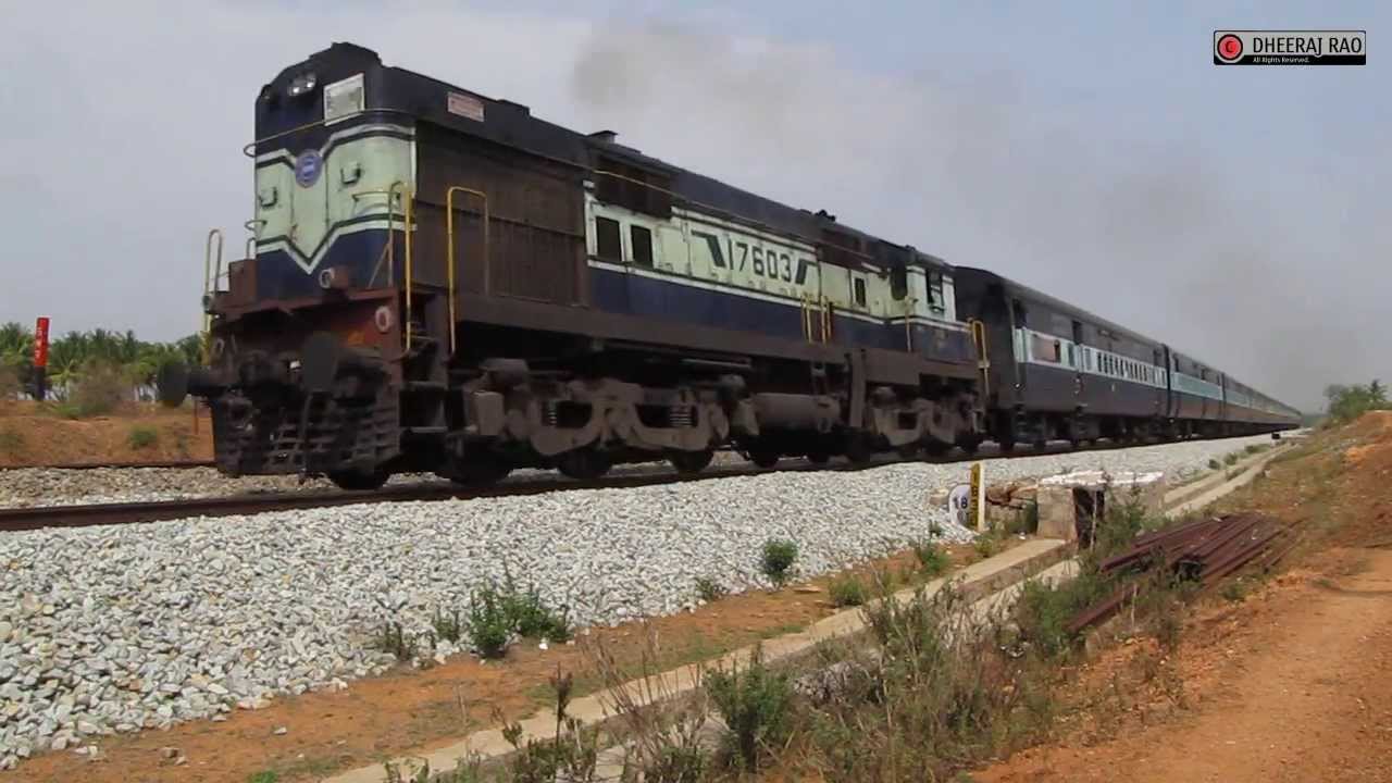 KJM WDM3A Crossing KJM WDM2 at Speed