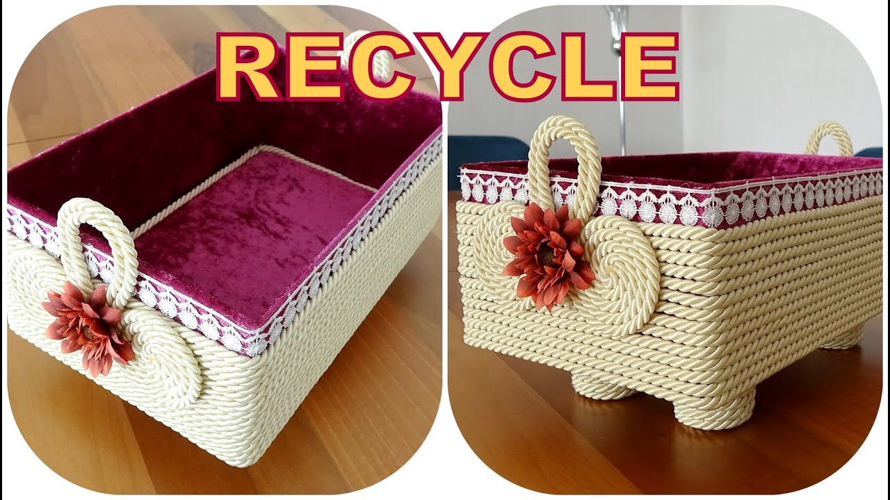 GÖRENLERİN GÖNLÜ DÜŞTÜ! (Ayakkabı Kutusu ve Kordon İple Geri Dönüşüm) / Recycle / DIY / Idea
