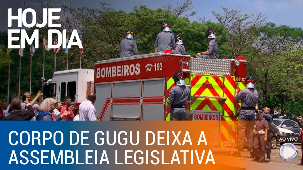 Após quase 24 horas, corpo de Gugu deixa Assembleia Legislativa