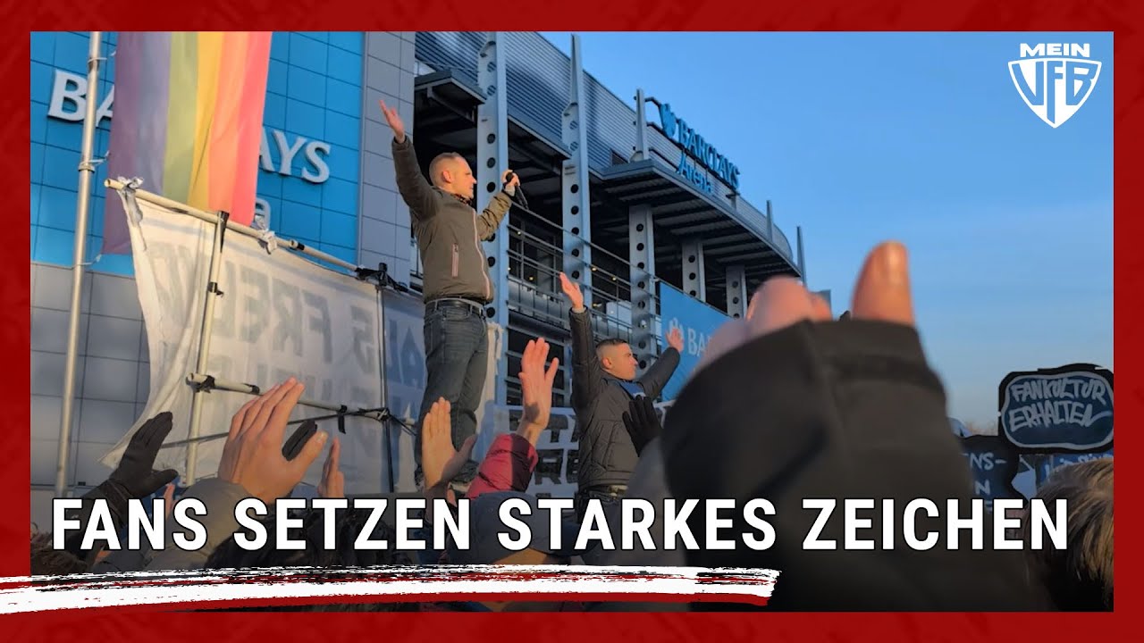 Fans setzen gemeinsam ein starkes Zeichen | MeinVfB ⚪️🔴