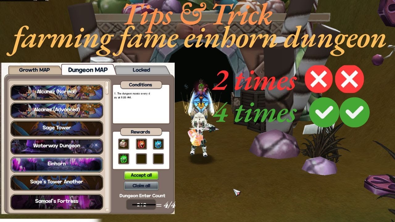TIPS AND TRICK FARMING FAME EINHORN AUTO CEPAT MERAH SEAL ONLINE !!