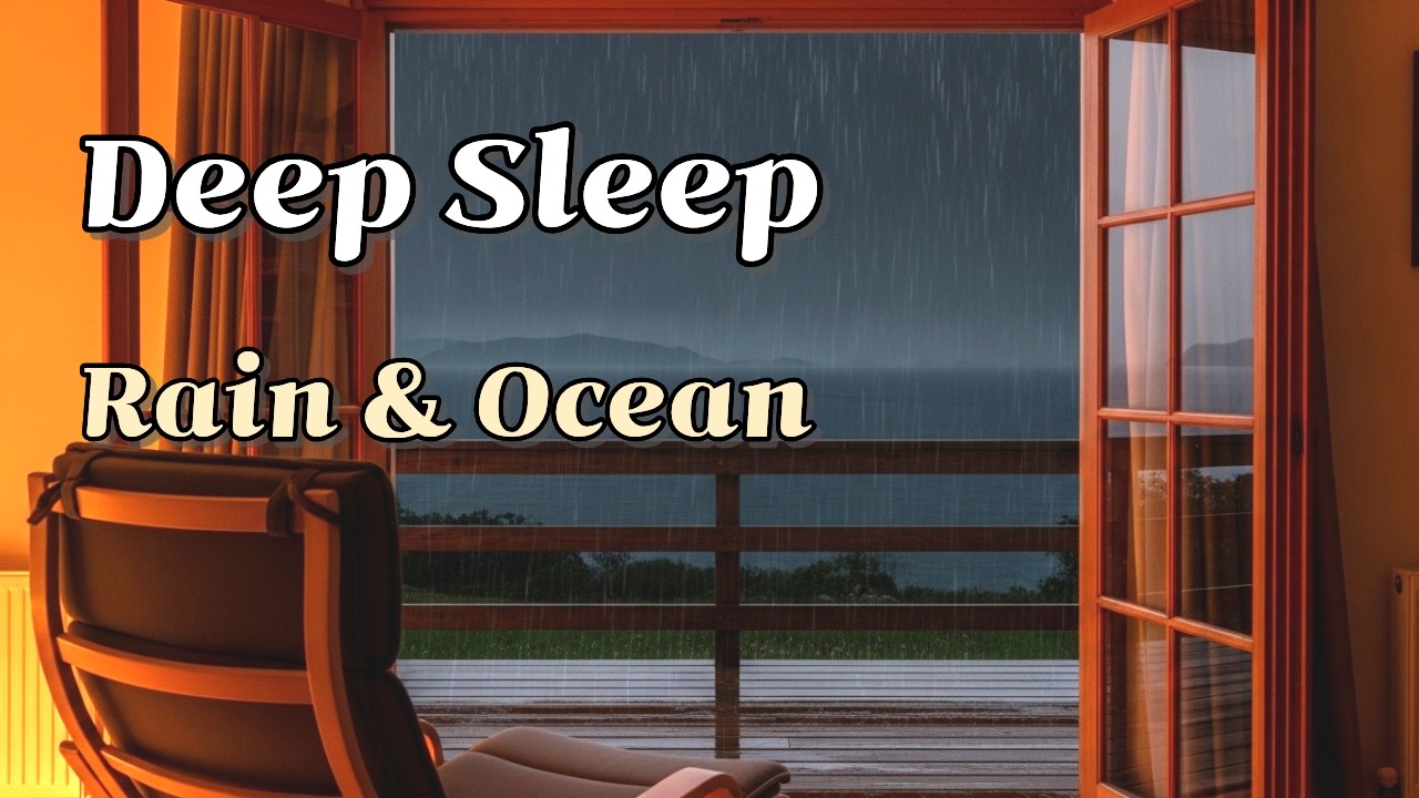Cozy Rainy Night by the Window🌙 Deep Sleep Rain Sounds🌊  |  Relaxing Rain Ambience 8 Hours