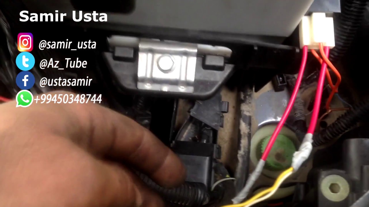 Skoda Fabia 1.6 подключение реле ПТФ туманных фонарей (Samir Usta)