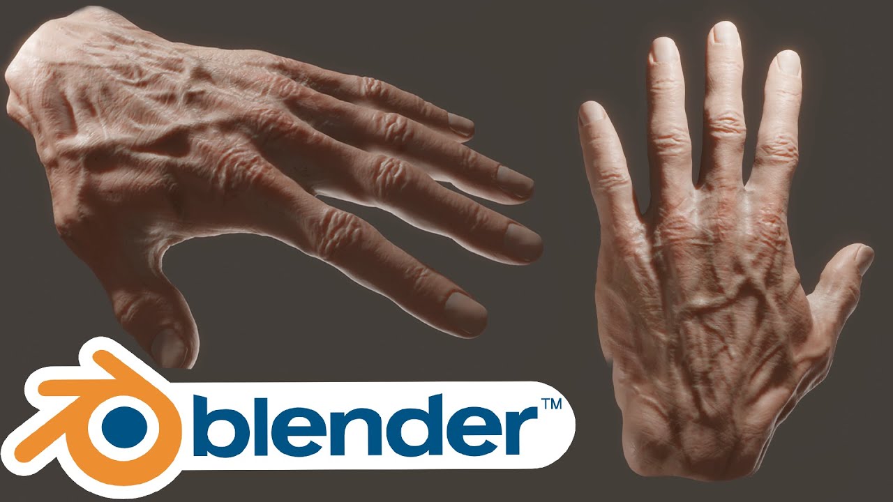 Blender - Sculpting a Realistic Hand