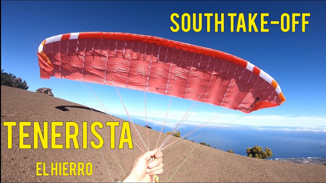 Tenerista paragliding Take-Off / Hike & fly / La Frontera (El Hierro)