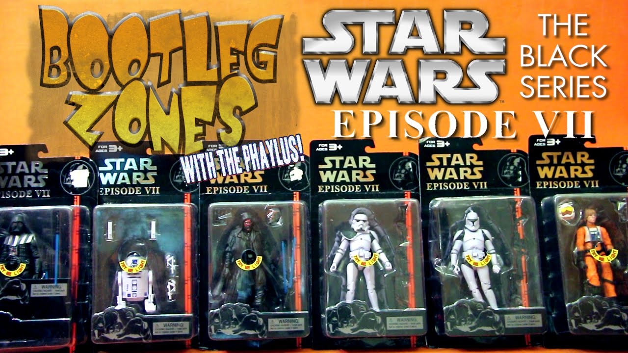 Bootleg Zones: Star Wars Episode VII (The Force Awakens) Black Series