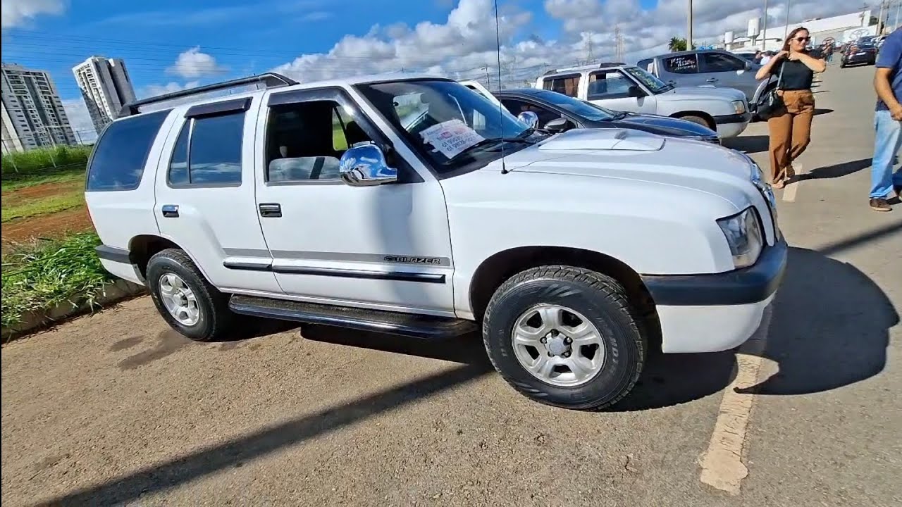 GM blazer 2002 4.3 v6 gas a venda em taguatinga df feirao 