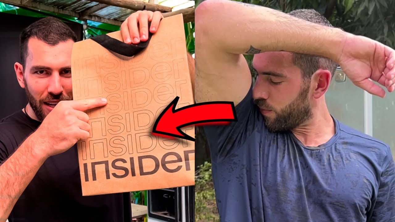 Testei a camisa com tecnologia neutralizadora de odores🥵😱