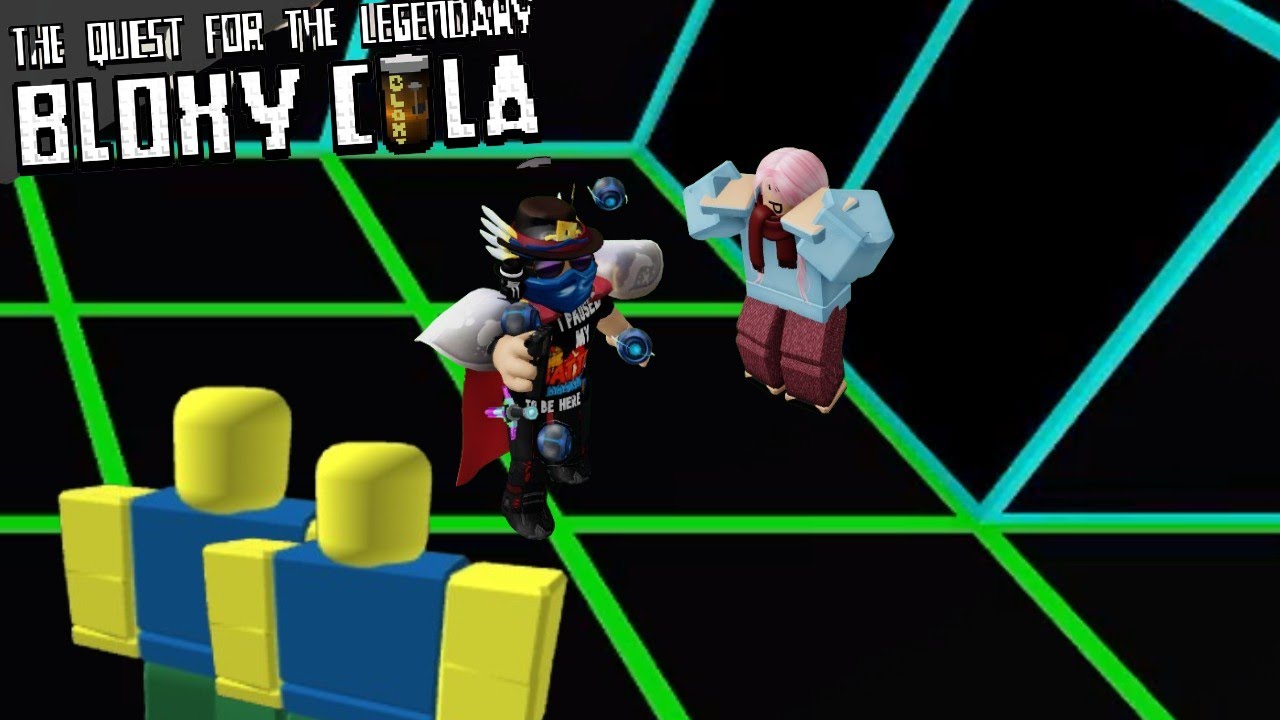THIS GAME HAS GUNS??? The Quest for the Legendary Bloxy cola side stuff