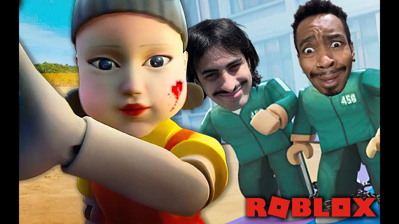 tentando sobreviver no round 6 do roblox