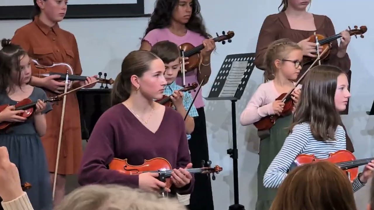 Breelyn and Colton performing at Heidi Wright's recital 02/13/26