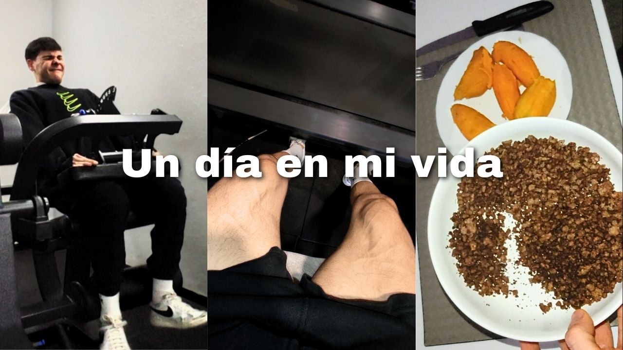 Día de pierna pesando 51Kg | Un día en mi vida